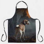 Beagle Halloween Griezelen Schort (Voorkant)
