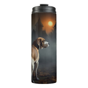 Beagle Halloween Griezelen Thermosbeker