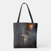 Beagle Halloween Griezelen Tote Bag (Achterkant)