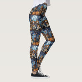 Beagle Halloween Griezelig Leggings (Rechts)
