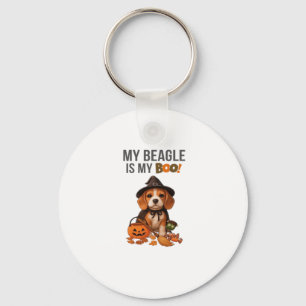 Beagle Halloween Kostuum Mijn Beagle is mijn Boo D Sleutelhanger