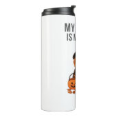 Beagle Halloween Kostuum Mijn Beagle is mijn Boo D Thermosbeker (Gedraaid links)