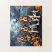 Beagle Halloween Spooky Legpuzzel (Verticaal)