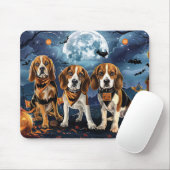 Beagle Halloween Spooky Muismat (Met muis)