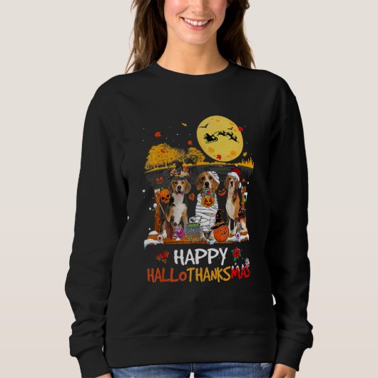 Beagle Halloween Thanksgiving Trui (Voorkant)