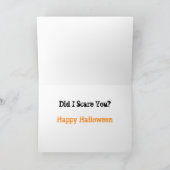 Beagle Halloween Wenskaart Kaart (Binnen)