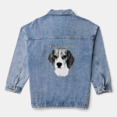 Beagle Happy Face Denim Jacket (Achterkant)