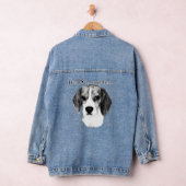 Beagle Happy Face Denim Jacket (Hangar)