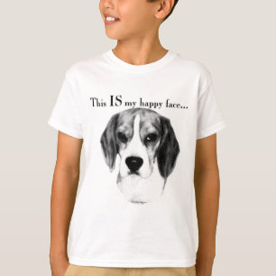 Beagle Happy Face T-shirt