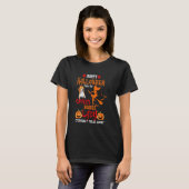 Beagle Happy Halloween Crazy Beagle Lady T-shirt (Voorkant volledig)