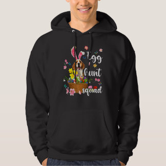 Beagle Happy Paasdag Paaskleurige Eiershunt Hoodie
