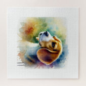 Beagle Harrier Dog 010824AREF102 - Watercolor Legpuzzel (Horizontaal)