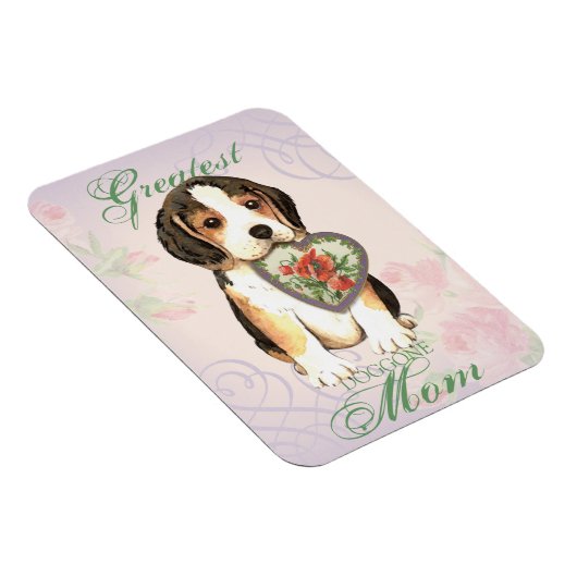 Beagle Heart mama Magneet (Rechterzijde)