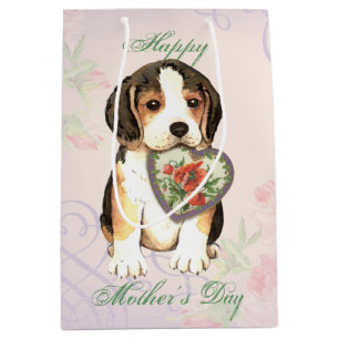 Beagle Heart mama Medium Cadeauzakje