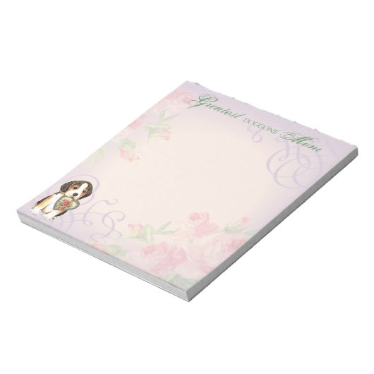 Beagle Heart mama Notitieblok (Linkerzijde)