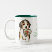 Beagle Heart mama Tweekleurige Koffiemok (Links)
