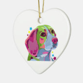 Beagle Heart Ornament (Links)