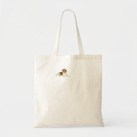 Beagle Heartbeat Beagle Tote Bag (Voorkant)