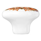 Beagle Herfstkrans Keramische Knop (Zijkant)