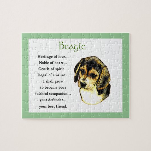 Beagle Heritage of Love Legpuzzel (Horizontaal)