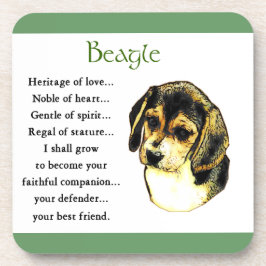 Beagle Heritage of Love Onderzetter