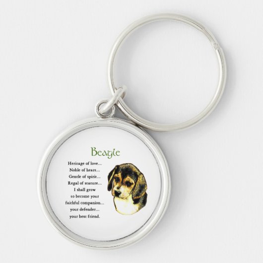 Beagle Heritage of Love Sleutelhanger (Voorkant)
