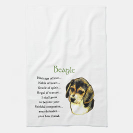 Beagle Heritage of Love Theedoek