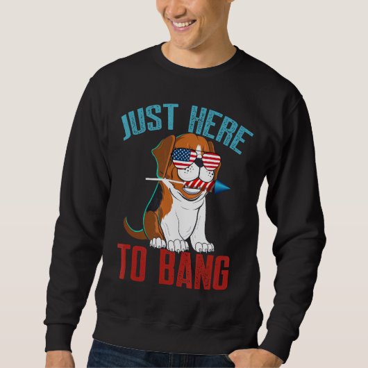 Beagle hier om te knallen trui (Voorkant)