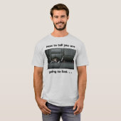 Beagle, hoe zeg je dat je snel gaat t-shirt (Voorkant volledig)