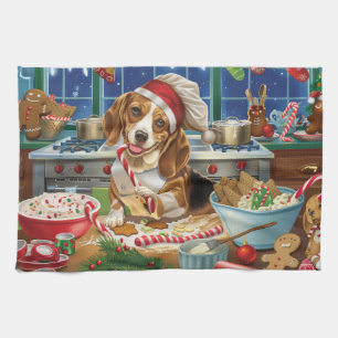 Beagle Holiday Baking: Feestelijke Kerst Theedoek