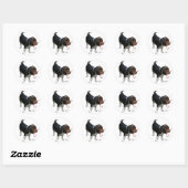 Beagle Holiday Sticker (Vel)