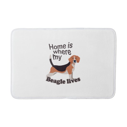 Beagle Home Badmat (Voorkant)