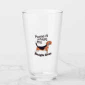 Beagle Home Glas (Voorkant)