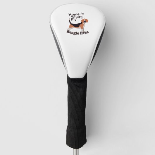 Beagle Home Golfheadcover (Voorkant)