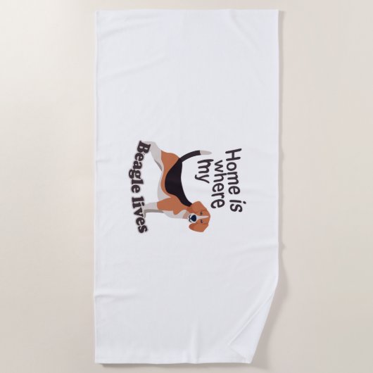 Beagle Home Strandlaken (Voorkant)