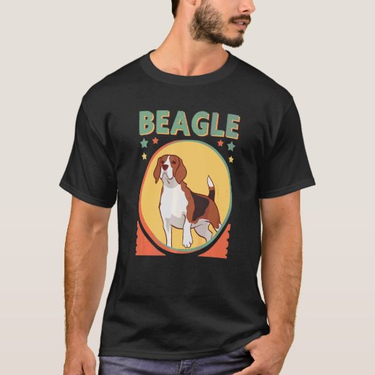 Beagle Hond Baasje Beagle T-shirt (Voorkant)