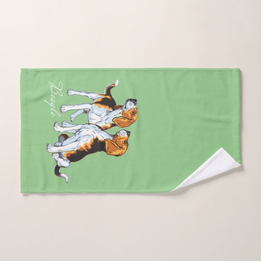 beagle hond bad handdoek (Handdoek)