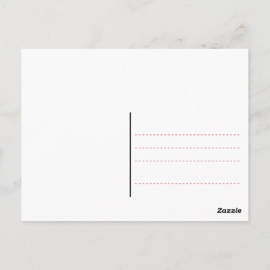 Beagle hond bllChristmas Briefkaart (Achterkant)