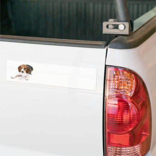 Beagle-hond bumpersticker (Op Truck)