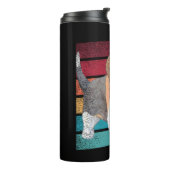 Beagle Hond Grappig Mam Papa Kleding Gift Thermosbeker (Gedraaid links)
