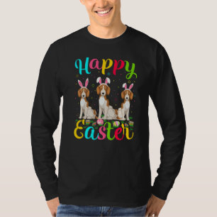 Beagle Hond Grappig Paasei Konijntje Beagle Happy T-shirt