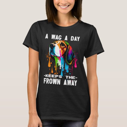 Beagle Hond Hondeneigenaar 1 T-shirt (Voorkant)