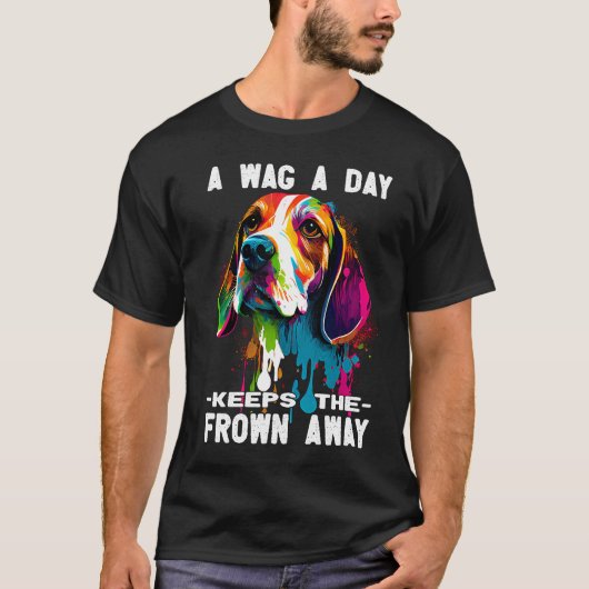 Beagle Hond Hondeneigenaar T-shirt (Voorkant)