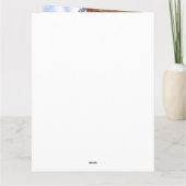 Beagle-hond in sneeuw Kerstmis Hondenhok Kaart (Achterkant)