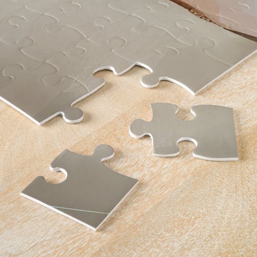 Beagle Hond in Sneeuw Kerstmis Legpuzzel (Zijkant)