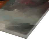 Beagle Hond in Sneeuw Kerstmis Snijplank (Hoek)