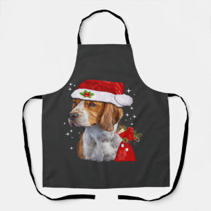 Beagle hond kerst T-shirt hond familie kerst Schort