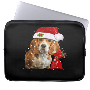 Beagle hond Kerst T-shirt Kerst hond essentieel Laptop Sleeve