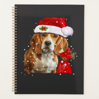 Beagle Hond Kerst T-shirt Kerst Hond Essentieel Planner