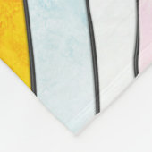 Beagle hond - Kleurrijke Mozaïek kunst Fleece Deken (Hoek)